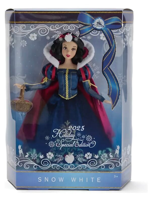 Blanca Nieves Muñeca 28cm Navidad Holiday 2025 Ed Especial Disney Store