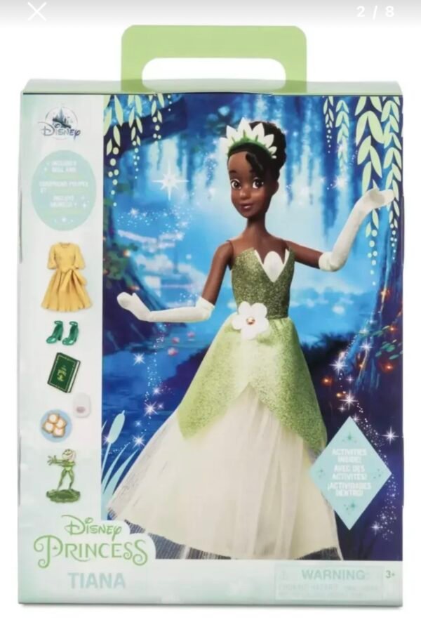 Tiana La Princesa y el Sapo Muñeca Story Doll Disney Store