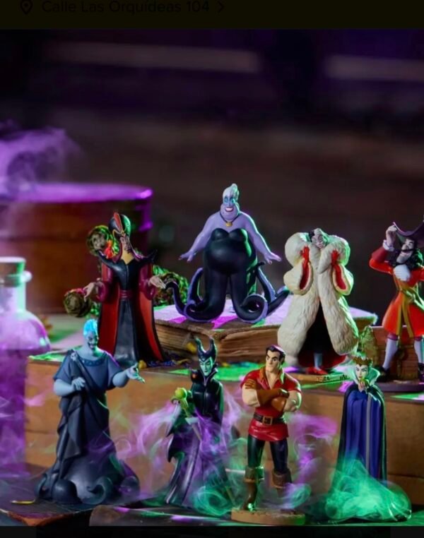 Play Set Villanos Disney 8 Pzas Maléfica Ursula Disney Store