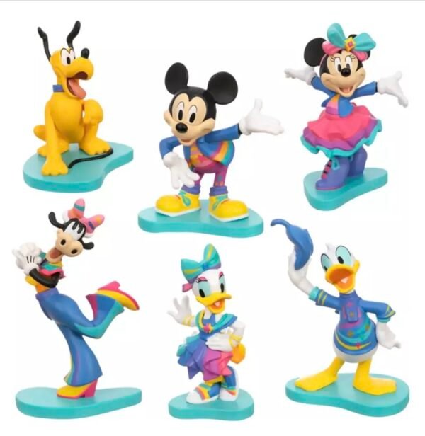 Mickey Mouse Play Set Mini Figuras Disneyland 70 Aniversario Disney