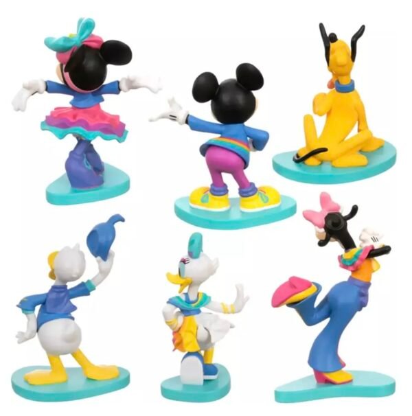 Mickey Mouse Play Set Mini Figuras Disneyland 70 Aniversario Disney