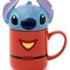Taza Stitch Astronauta Con Tapa 500 Ml Disney Europa
