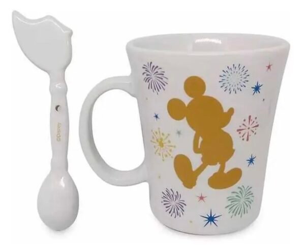 Taza Mug Imagination Mickey Con Cuchara Disney Store