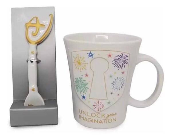 Taza Mug Imagination Mickey Con Cuchara Disney Store