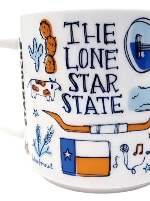 Taza Starbucks Mug Texas De 414ml Colección USA