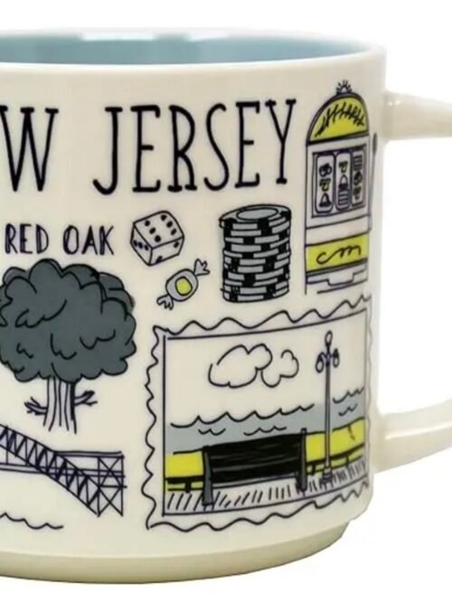 Taza Starbucks Mug New Jersey De 414 Ml Coleccion USA