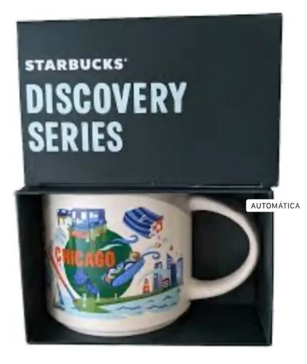Starbucks Chicago Taza Mug 414 Ml Discovery Series