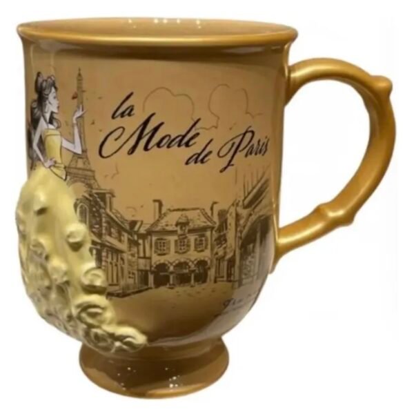Taza Mug Bella Y Bestia La Moda En Paris Epcot Disney