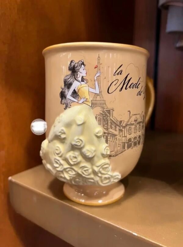 Taza Mug Bella Y Bestia La Moda En Paris Epcot Disney