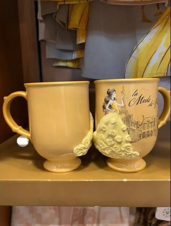 Taza Mug Bella Y Bestia La Moda En Paris Epcot Disney