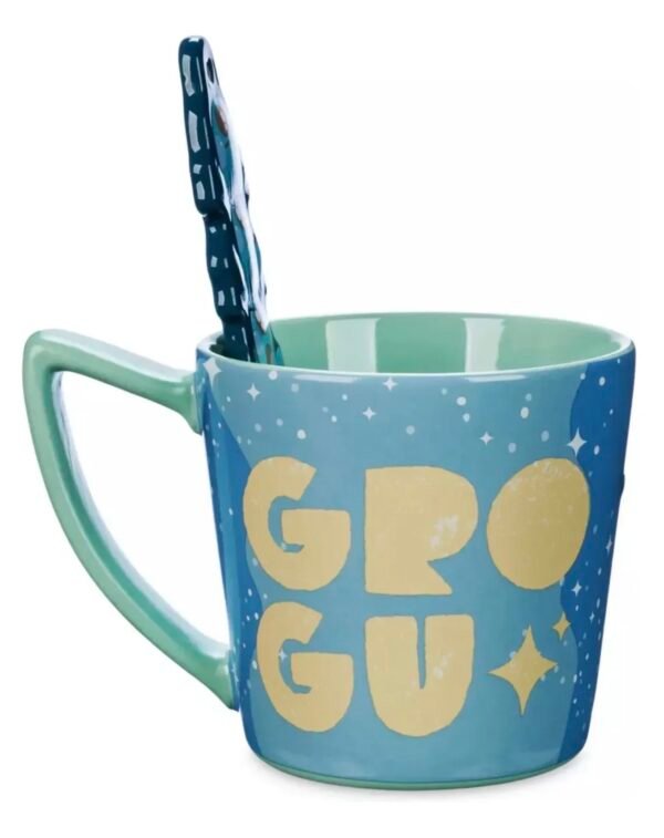 Taza Mug Grogu Con Cuchara 420 Ml Mandalorian Disney Store