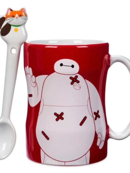 Baymax Set De Taza Y Cuchara Big Héroe Disney Store Europa