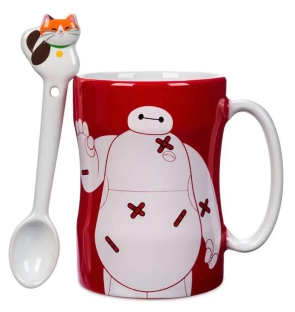 Baymax Set De Taza Y Cuchara Big Héroe Disney Store Europa