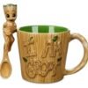 Taza Groot Con Cuchara 425ml Guardianes Disney Store