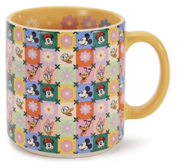 Taza Mickey Y Amigos Floral Parches 500 Ml Disney Europa