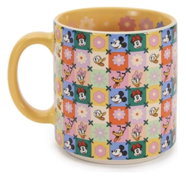 Taza Mickey Y Amigos Floral Parches 500 Ml Disney Europa