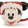 Mickey Mouse Papa Noel Taza Navideña Disney Store Europa