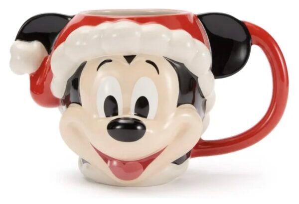 Mickey Mouse Papa Noel Taza Navideña Disney Store Europa