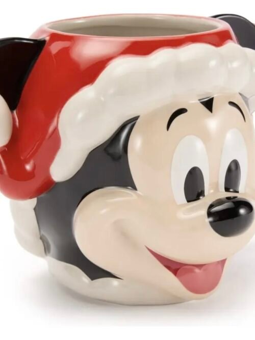 Mickey Mouse Papa Noel Taza Navideña Disney Store Europa