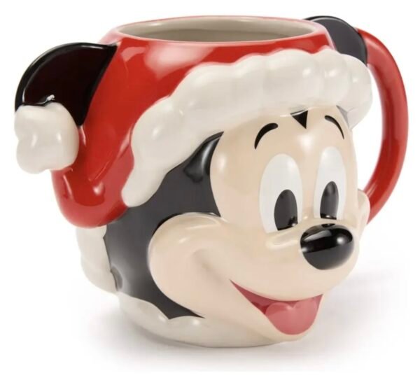 Mickey Mouse Papa Noel Taza Navideña Disney Store Europa