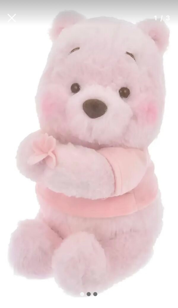 Winnie The Pooh Peluche 25cm Coleccion Sakura Disney Japon