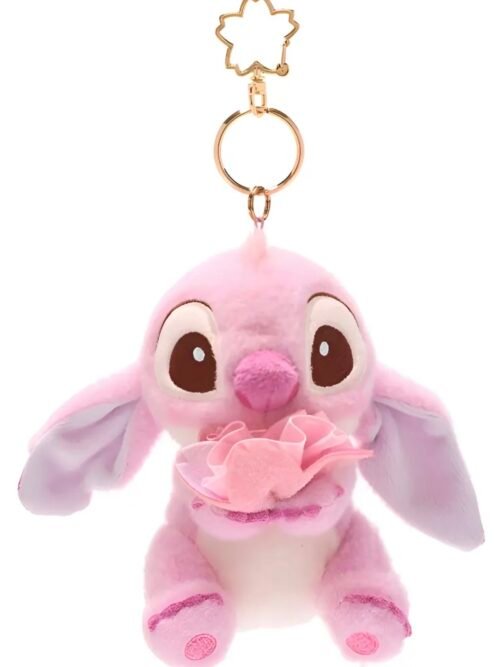 Stitch Sakura Llavero De Peluche Disney Store Japón