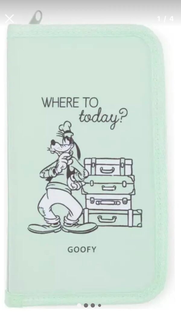 Porta Pasaporte Billetera Goofy Disney Store Japón