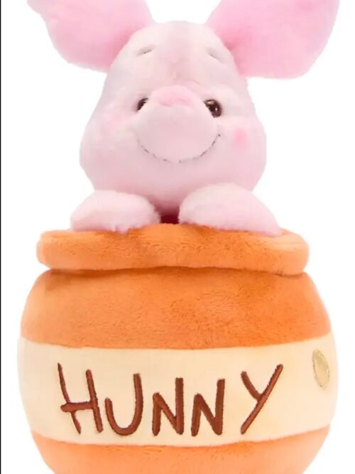 Piglet Peluche 18cm Tarro De Miel Disney Store Japón