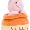Piglet Peluche 18cm Tarro De Miel Disney Store Japón