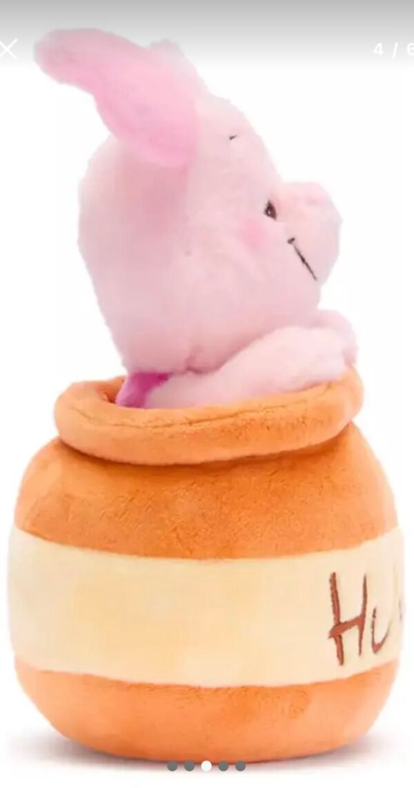 Piglet Peluche 18cm Tarro De Miel Disney Store Japón