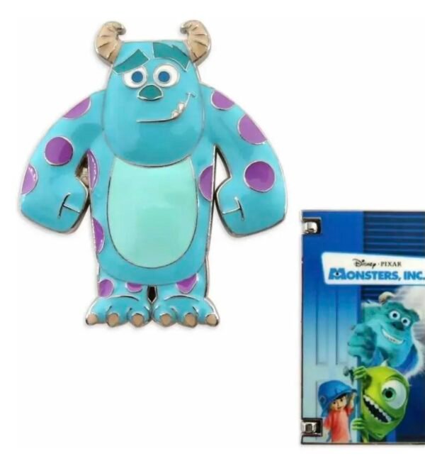 Monster Inc Vhs Set Pin Edición Ltda Disney Store