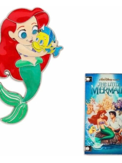 Ariel La Sirenita Pin Prendedor Coleccion Vhs Ed Ltda Disney