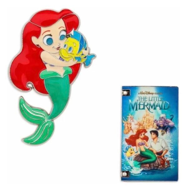 Ariel La Sirenita Pin Prendedor Coleccion Vhs Ed Ltda Disney