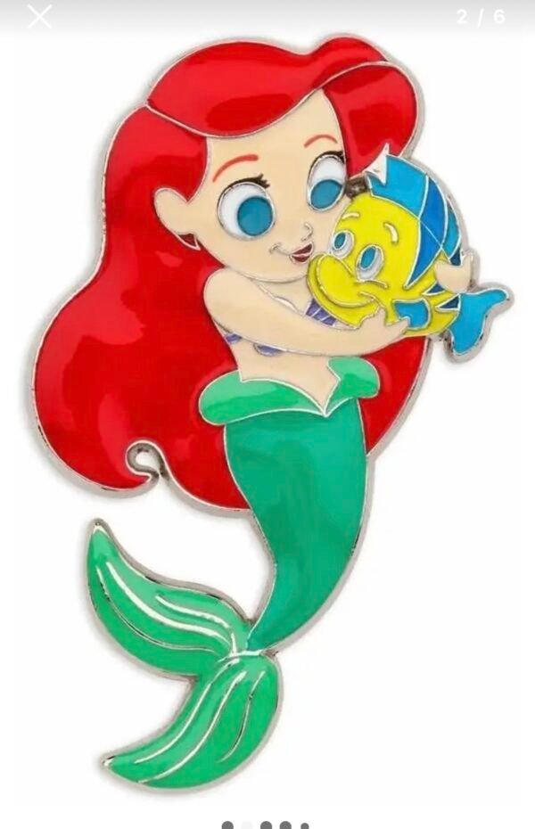 Ariel La Sirenita Pin Prendedor Coleccion Vhs Ed Ltda Disney