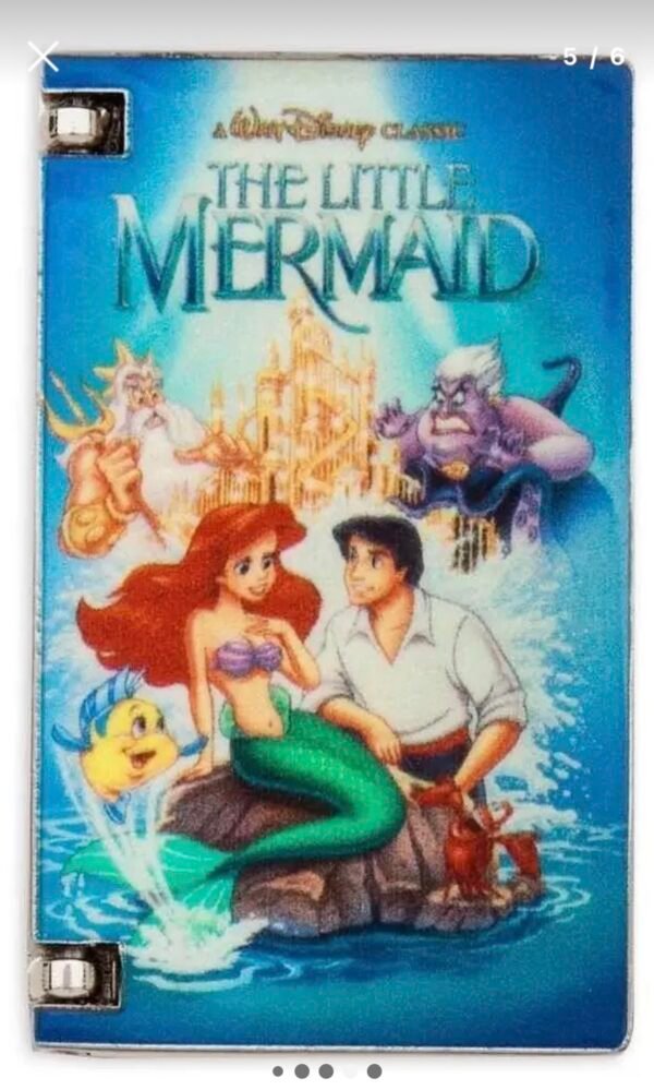 Ariel La Sirenita Pin Prendedor Coleccion Vhs Ed Ltda Disney