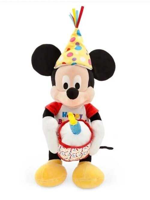 Screenshot Mickey Mouse Peluche Cumpleaños 28cm Luz Sonido Disney Store