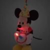 Mickey Mouse Peluche Cumpleaños 28cm Luz Sonido Disney Store