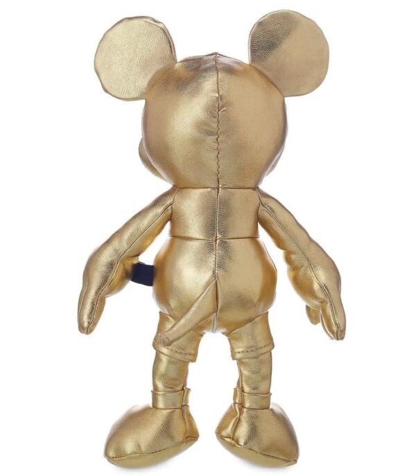 Mickey Mouse Peluche 28cm Gold Coleccion 90 Año Disney Store