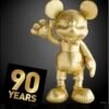 Mickey Mouse Peluche 28cm Gold Coleccion 90 Año Disney Store