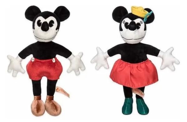 Mickey Y Minnie Set Peluches Colección 31cm Lanzamiento Ltdo Disney Store