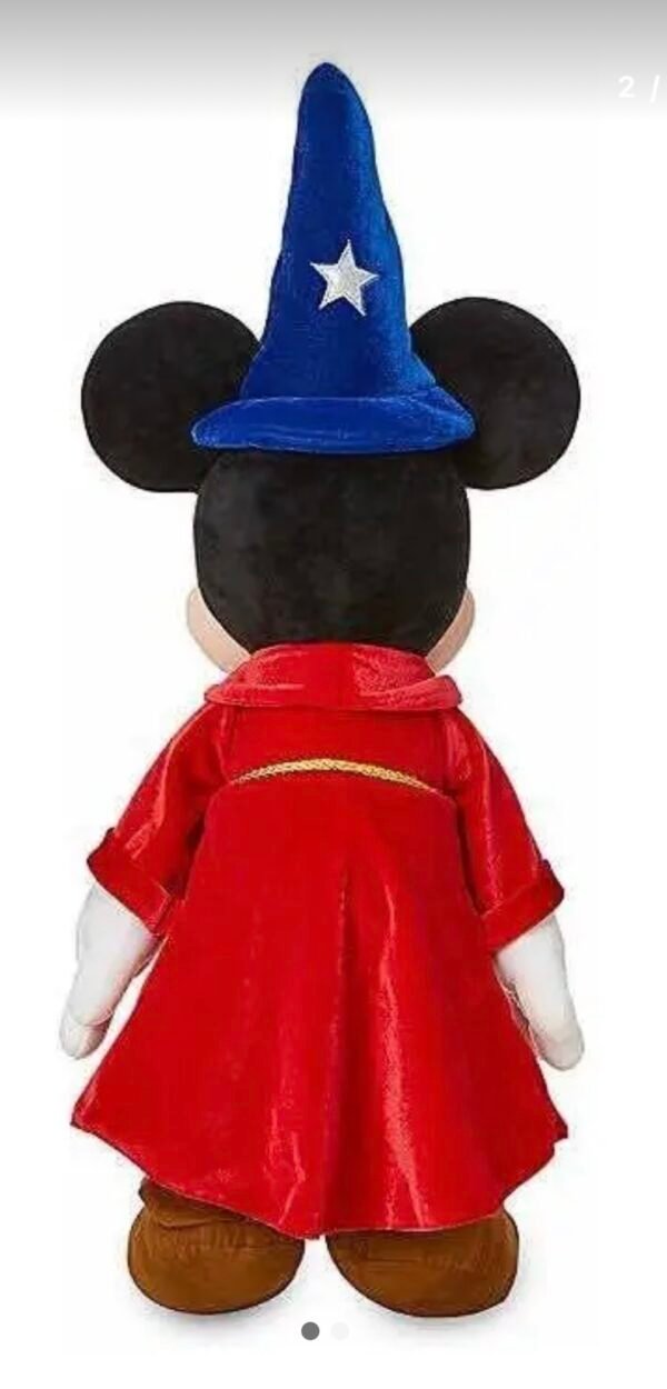 Mickey Mouse Peluche Hechicero Mago 69cm Grande Disney Store
