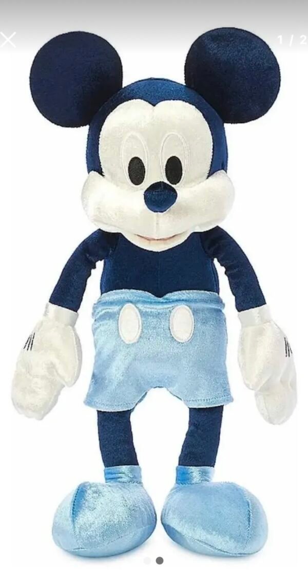 Mickey Mouse Peluche Velvet 33cm Terciopelo Disney Store