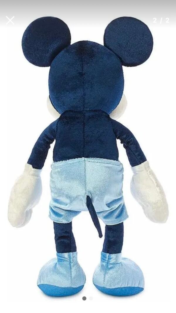 Mickey Mouse Peluche Velvet 33cm Terciopelo Disney Store