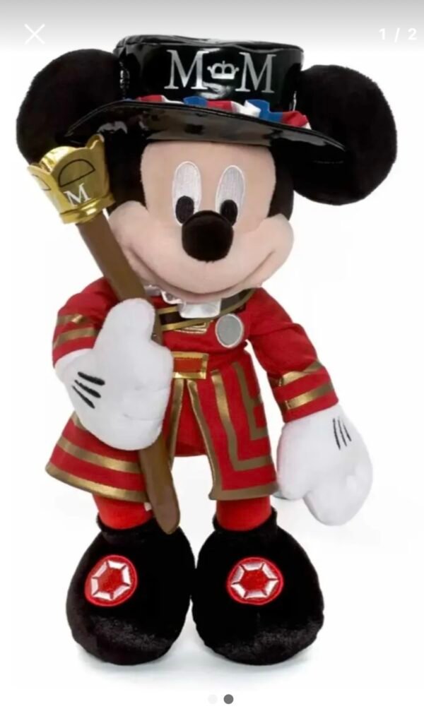 Beefeater Peluche 40cm Mickey Guardia Torre Londres Disney Store