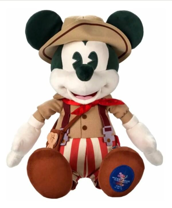 Mickey Mouse Jungle Cruise Peluche 43cm - 50 Aniv Disney Store 11/12