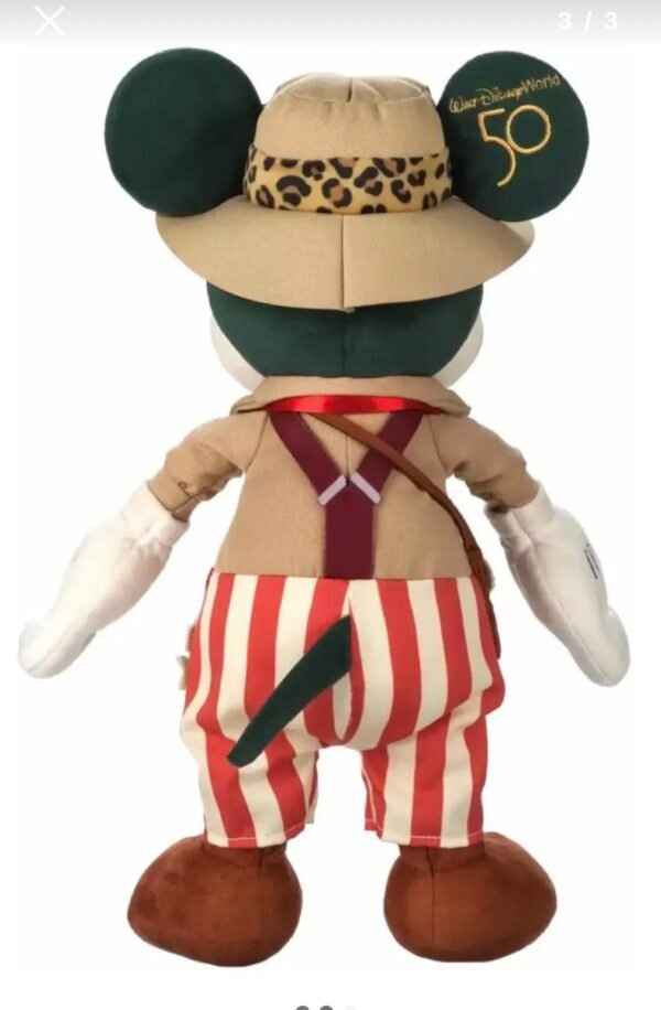Mickey Mouse Jungle Cruise Peluche 43cm - 50 Aniv Disney Store 11/12