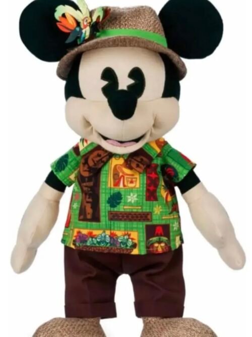 Mickey Mouse Peluche 40cm 50 aniv  Enchanted Tiki Room Disney Store 5/12