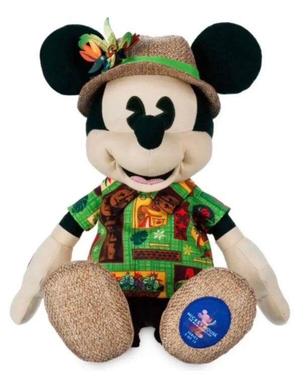 Mickey Mouse Peluche 40cm 50 aniv  Enchanted Tiki Room Disney Store 5/12