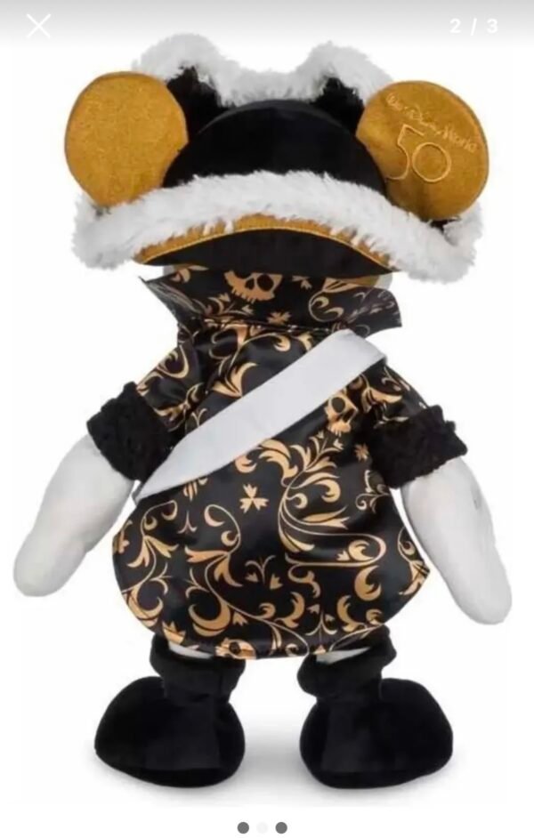 Mickey Mouse Piratas Del Caribe Peluche 40cm- 50 Aniv 2/12 Disney Store