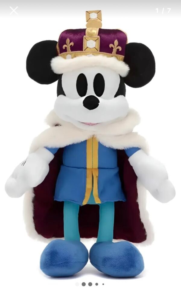 Mickey Mouse Rey Reino Unido Peluche 37cm Disney Store Londres